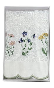 Toalha de Lavabo Felpa Garden
