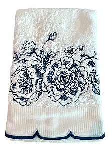 Toalha de Lavabo Felpa Versalhes Azul