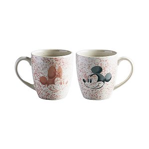 Caneca Cerâmica Mickey e Minnie Kids