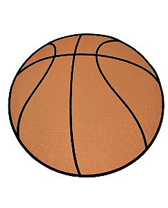 Jogo Americano Redondo Bola de Basquete Impermeável - Esportes