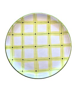 Prato de Sobremesa Frutas Modernas Abacate - 21cm Artesanal
