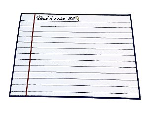 Jogo Americano Retangular Impermeável Caderno Professor