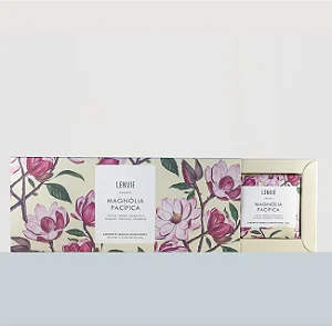 Kit Sabonete Vegetal em Barra Magnolia Pacifica Arabesc - 3x80Gr
