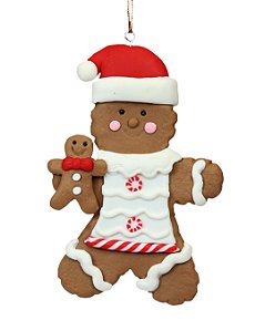 Enfeite para Árvore de Natal Ginger - 6,5cm x 10cm