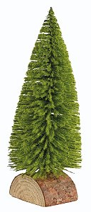 Mini Pinheiro Base Tronco - 24cm Verde