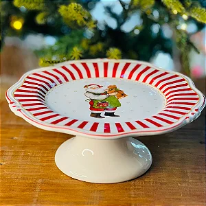 Prato de Bolo Christmas Charm Natal