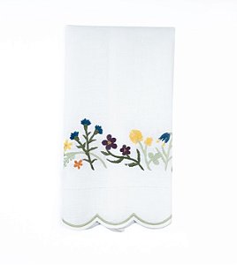 Toalha de Lavabo Linho Jardim Encantado