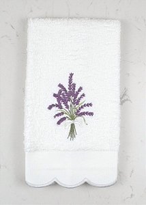 Toalha de Lavabo Felpa Lavanda Nova