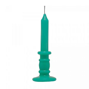 Vela de Parafina Classic Verde - 6cm x 6cm x 16,5cm