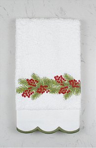 Toalha de Lavabo Felpa Pinheiro Natal