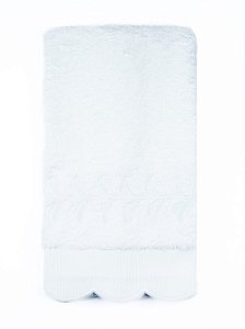 Toalha de Lavabo Felpa Belle Rose Branco