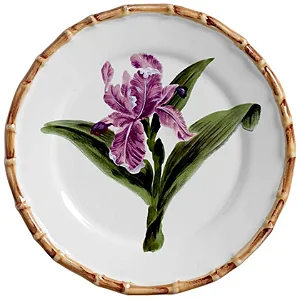 Conjunto Prato Sobremesa Orquidee Lilas - 4 unidades