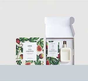 Kit Difusor Elétrico e Barra de Cera Figo Ambarado 40gr - Arabesc