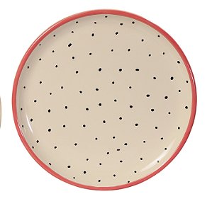 Prato Redondo Liso P Pitaya Coleção Tutti Frutti - 23cm