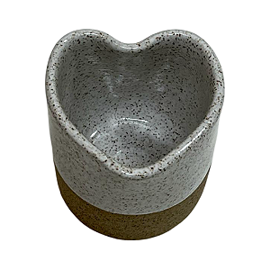 Copo de Café Coração em Cerâmica 100ml – Branco