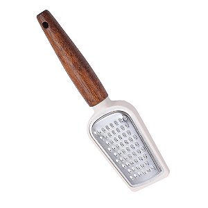 Ralador Inox c/ Cabo de Madeira Creme