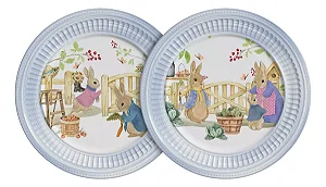 Conjunto Prato Raso Casa del Páscoa 28cm - 6 Unidades