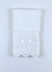 Toalha Lavabo Felpa Laco Richilieu Branco