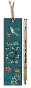 Lápis Semente + Marca Páginas | PASSARINHOS - Cartões Gigantes