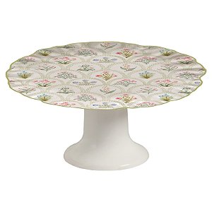 Porta Torta com Pé Dolce Fiore Páscoa - 33cm x 14cm