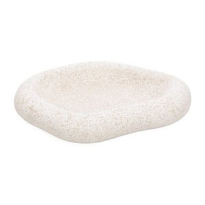 Centro de Mesa em Cerâmica Orgânico Off-white