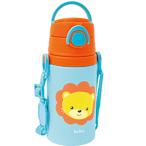 Garrafinha de Aluminio Animal Leão - 400ml
