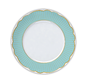Conjunto Prato Sobremesa Versa Royal Tiffany - 6 Unidades