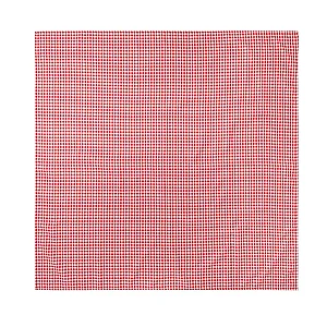Toalha de Mesa Xadrez Vermelha Piquenique - 1,35m x 1,35m