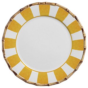 Sousplat Orquidee Amarelo - 34cm