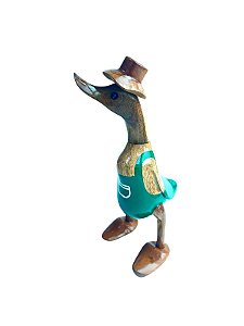 Pato Fazendeiro Decorativo P - 26cm