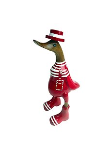 Pato de Chapeu Decorativo P - 26cm