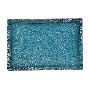 Travessa Retangular de Melamina Breeze - 24,5cm 16,8cm x 1,6cm