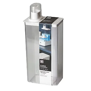Dispenser Lumini Retangular Branco 2.600ml - 15cm x 10cm x 33cm