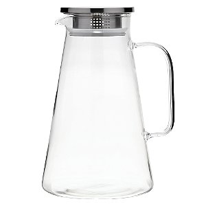 Jarra de Vidro Borossilicato com Tampa - 1,8Lt