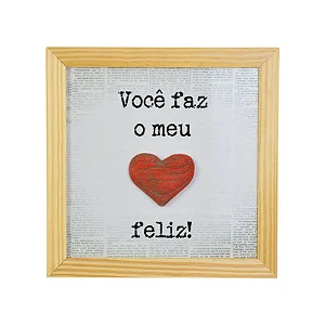 Quadro Azulejo Você Faz - 23cm x 23cm