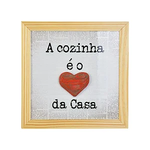 Quadro Azulejo Cozinha - 23cm x 23cm