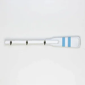 Remo Porta Chaves Branco e Vermelho - 50cm