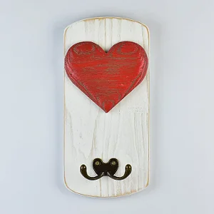 Cabideiro Rounded com Coração - 27cm