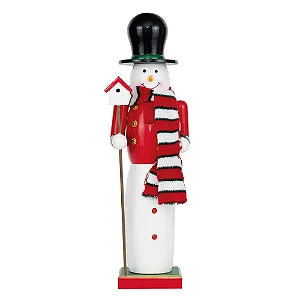 Soldado de Chumbo Boneco de Neve Natal - 36cm (Quebra Nozes)