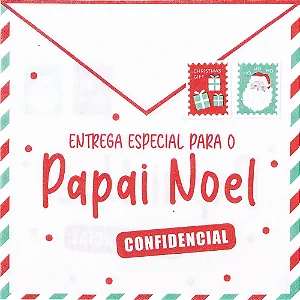 Guardanapo de Papel Carta Noel com 20 Unidades Natal - 33cm