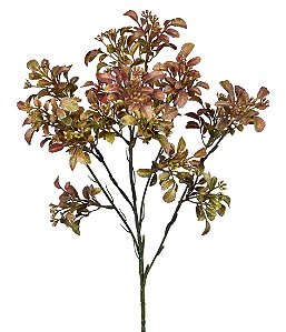 Haste de Folhas Verde Outono - 61cm x 12cm