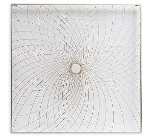 Quadro em Metal Flor Quadrada - 1,00mt x 1,00mt