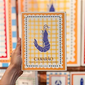 Quadro Box Camarão - 15cm x 20cm