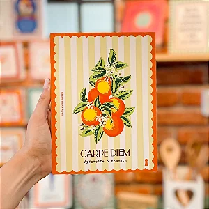 Quadro Box Laranja - 15cm x 20cm