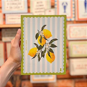 Quadro Box Limão - 15cm x 20cm