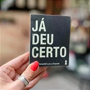 Quadro Box Já Deu Certo - 8cm x 10cm