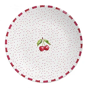 Conjunto com 6 Pratos Raso Amarena - 29cm