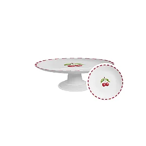 Boleira em Cerâmica Pequena Amarena - 21cm