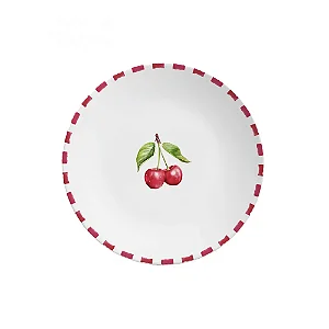 Conjunto com 6 Pratos Sobremesa Amarena - 21cm