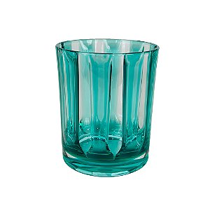 Conjunto com 6 Copos Náuticos em Acrílico Verde 9cm x 10cm - 350ml